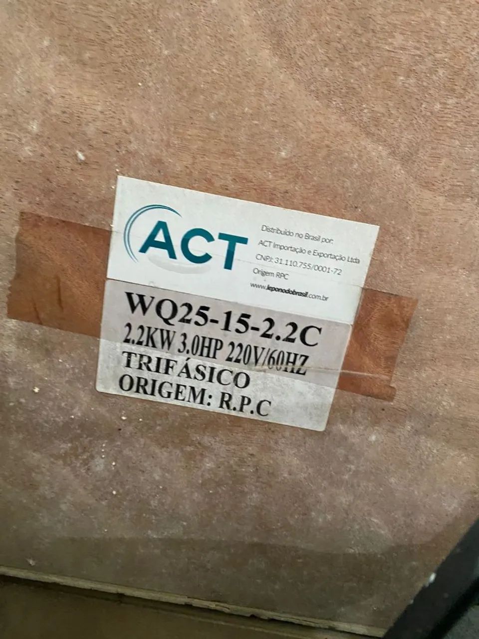 Bomba centrifuga 3 cv 220 trifásica<br>Valor R$ 4,000,00 - Foto 3