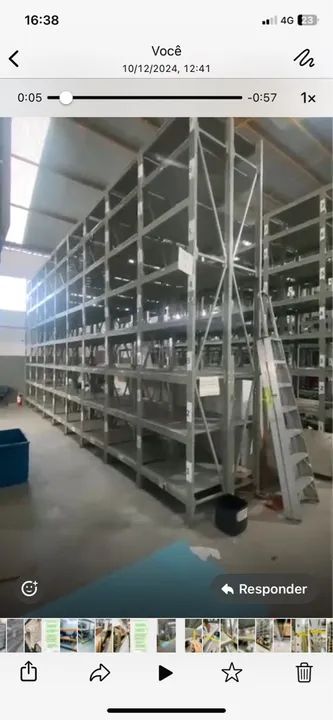 Gôndolas de aço porta palet para comércio