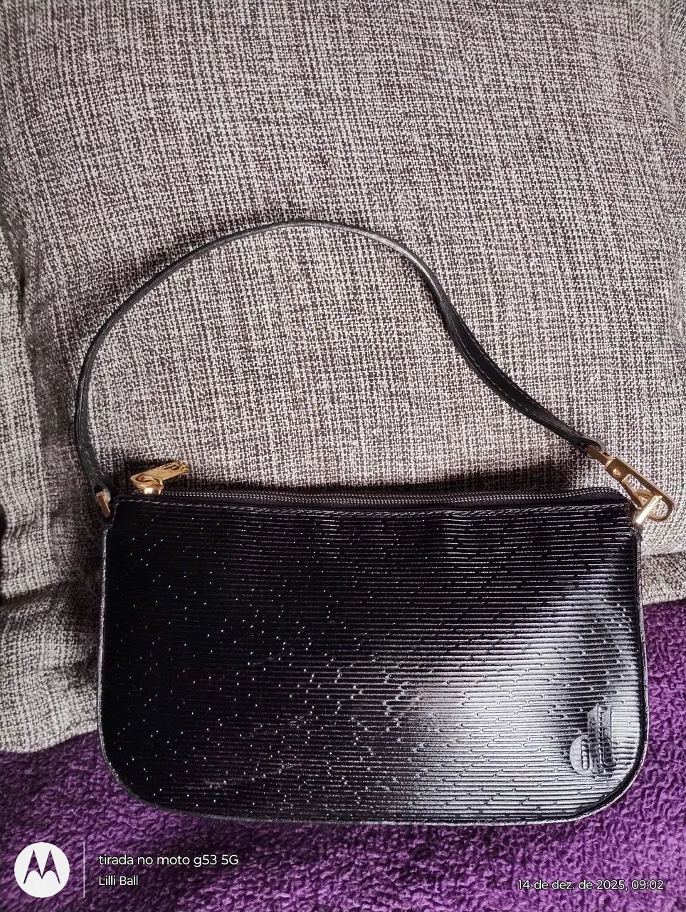 Bolsa feminina Preta Datelli  - Foto 2
