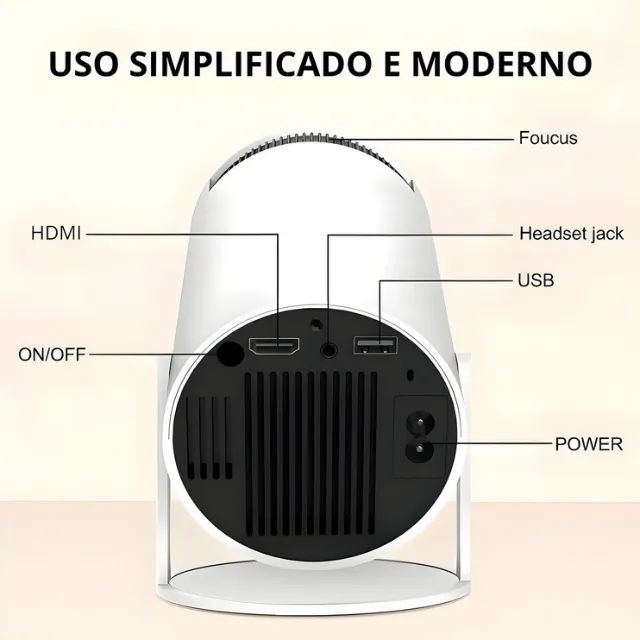 Projetor Hy300 Portátil Ultra HD 110v/220v - Foto 3