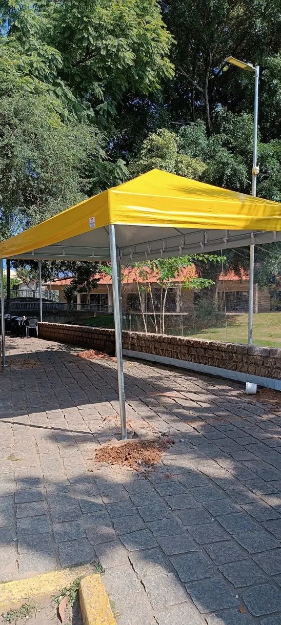 Tenda piramidal 3,50x6,00 Tubular - Foto 4
