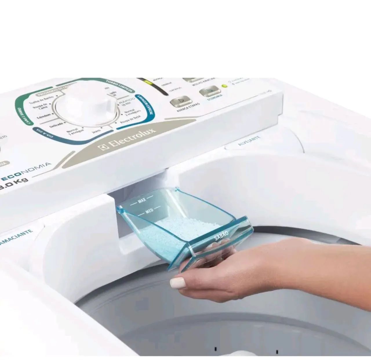 Máquina de Lavar Electrolux 8kg Turbo Eco - Foto 4