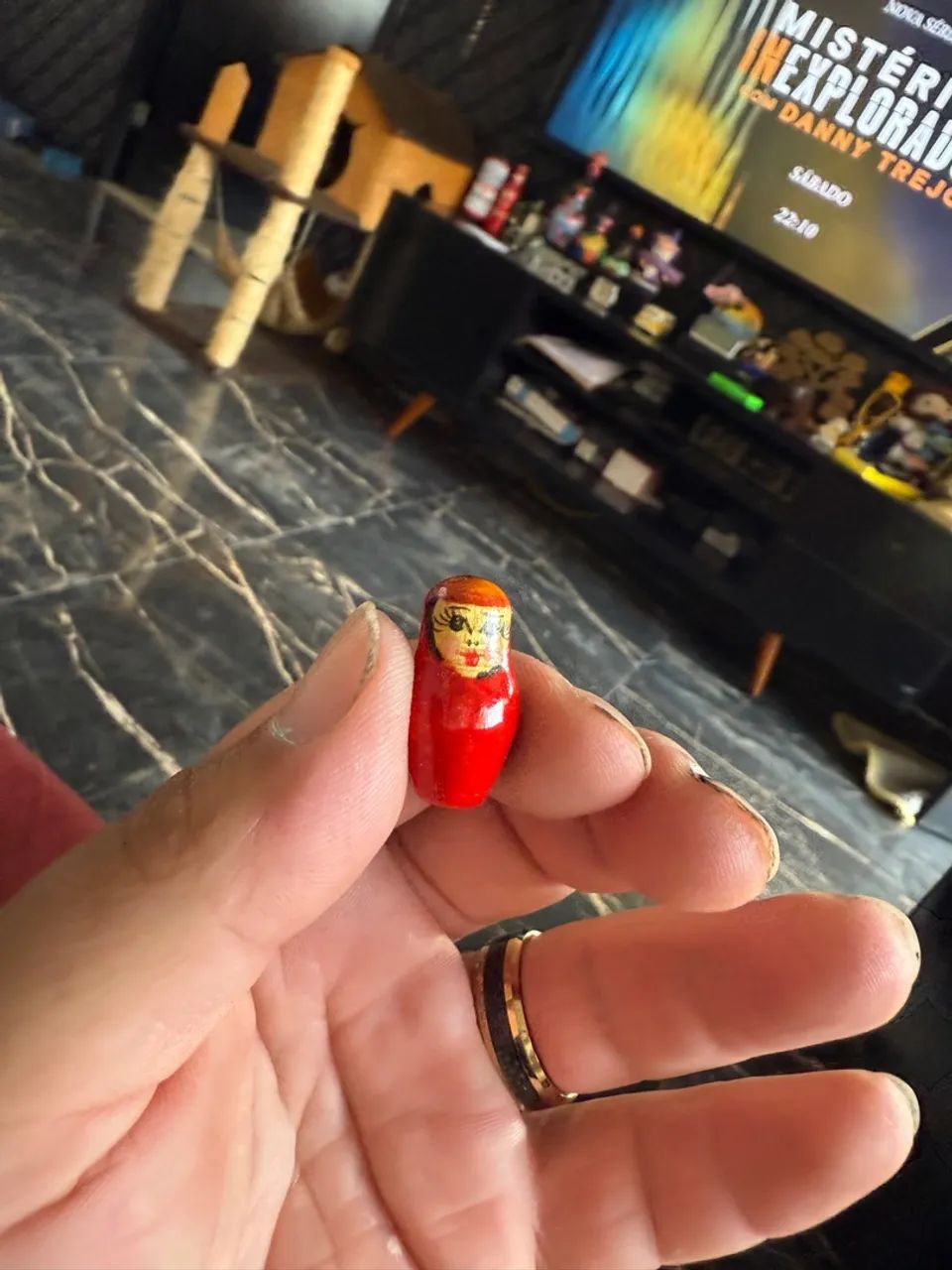 Boneca russa em madeira - Foto 5