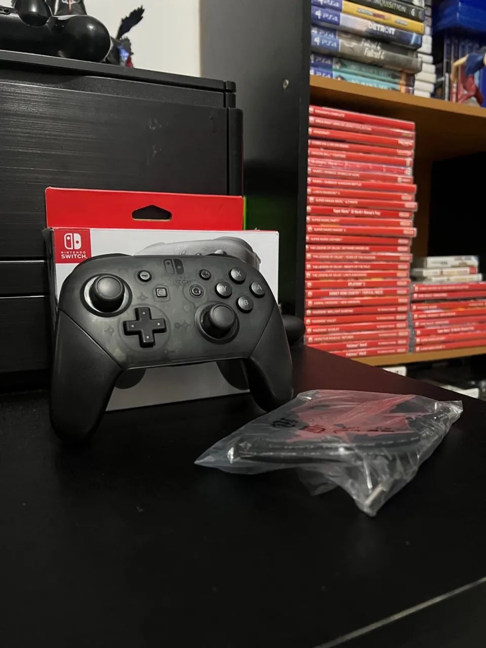 Pro Controle Controle Nintendo Switch Pro - Peças e Acessórios de Vídeo Game - Santa ...