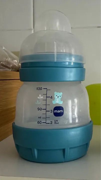 Mamadeira Mam Easy Start Azul 130ml - bico 03