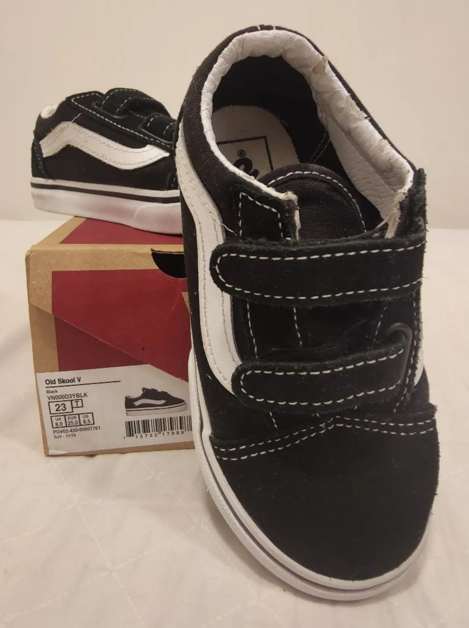 Tênis Infantil Vans Old Skool V - Preto