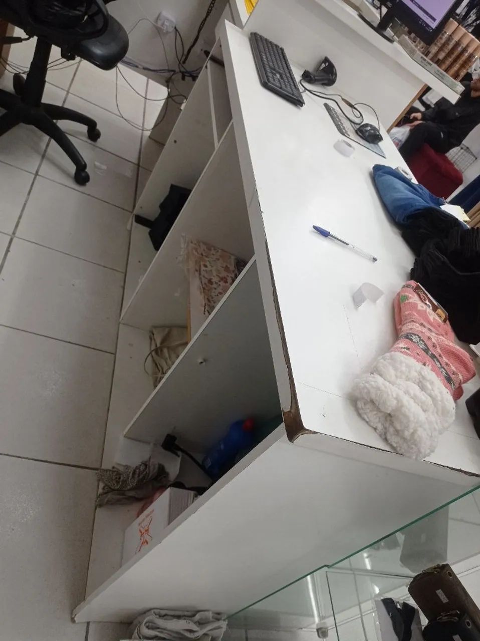 Balcão caixa e balcão para atendimento 