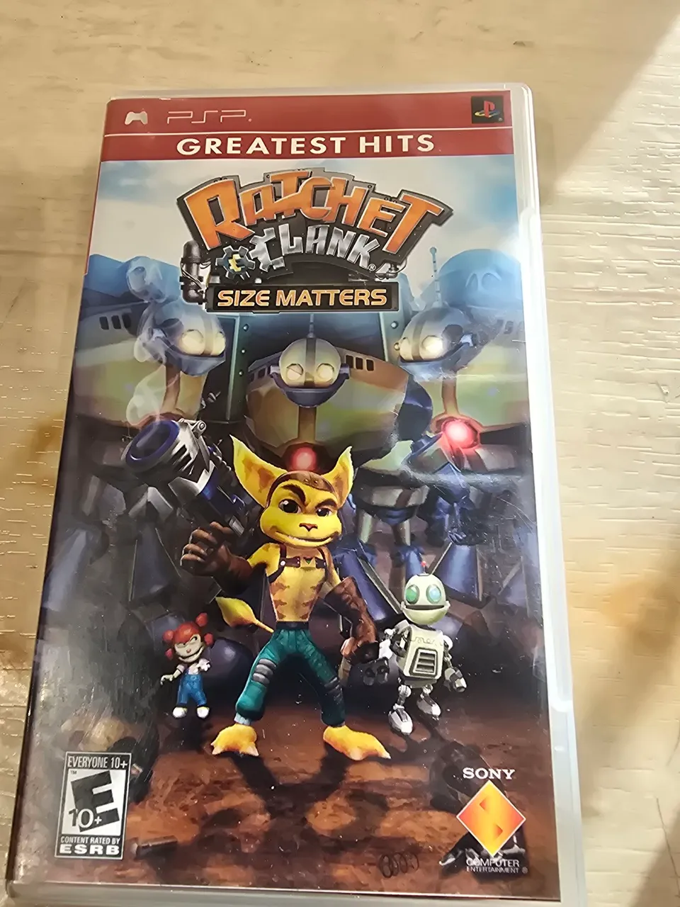 Jogo original de psp Ratchet e Clank Size Matters - Jogos de Vídeo