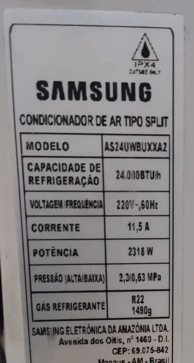 Ar-condicionado Split 24.000 BTUs Doctor Vírus sem compressor  - Foto 2