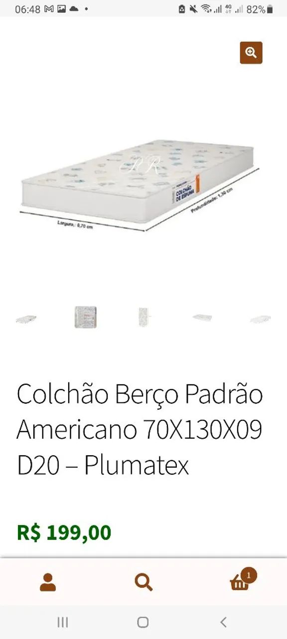 Colchão de berço americano - Foto 4