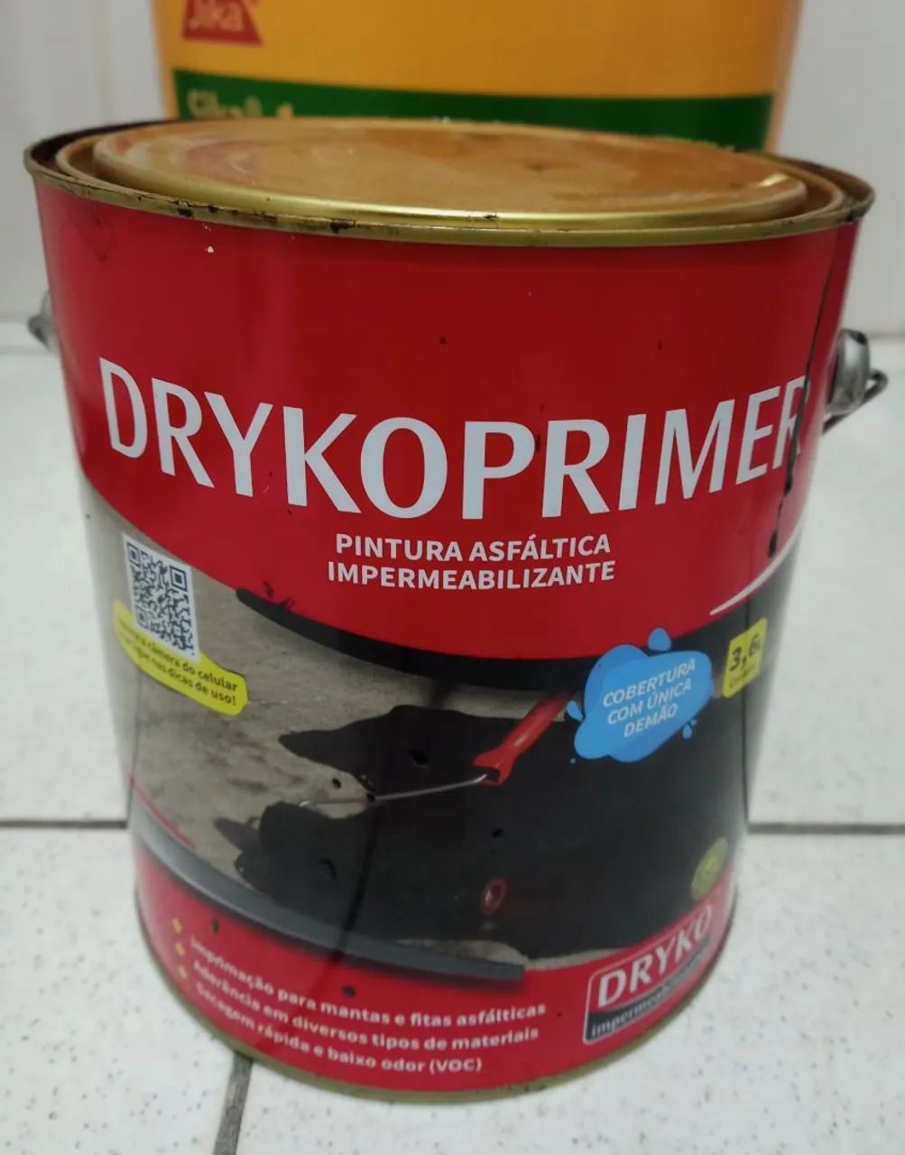Sika®-1 Aditivo Impermeabilizante 18L + Tinta Asfáltica  - Foto 2