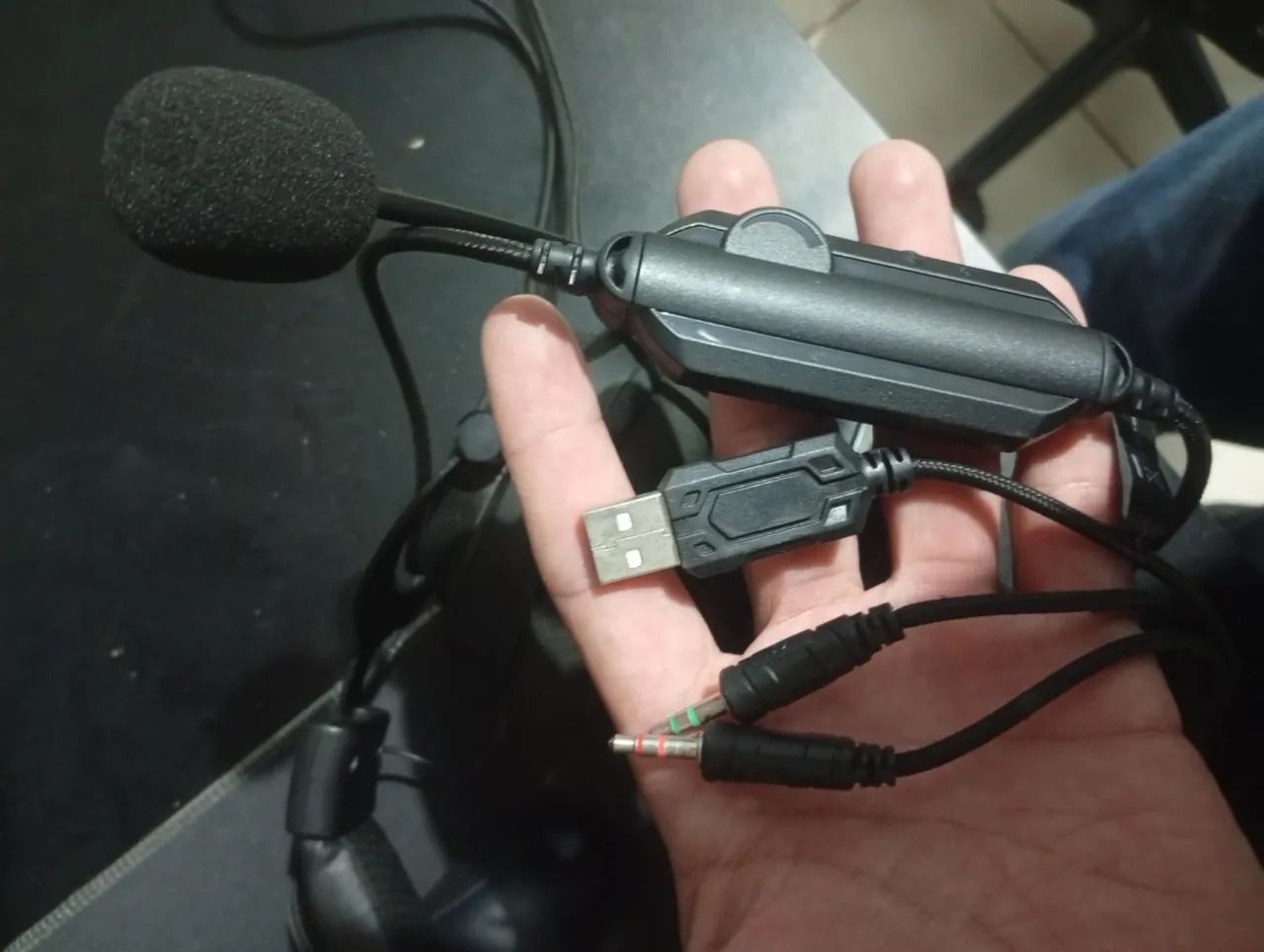 Headset, teclado e mouse - Foto 3