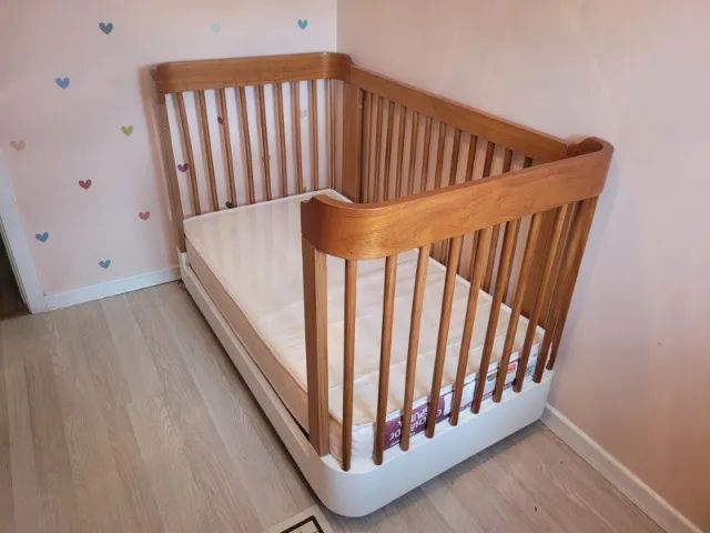 Berço Nido  3 em 1 (Matic) + Colchão Ortobom Baby Light D18 + Colchão para o Mini Berço