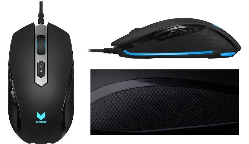 Mouse Gamer Rapoo VPRO V210 - 3000 DPI - Preto - Foto 6