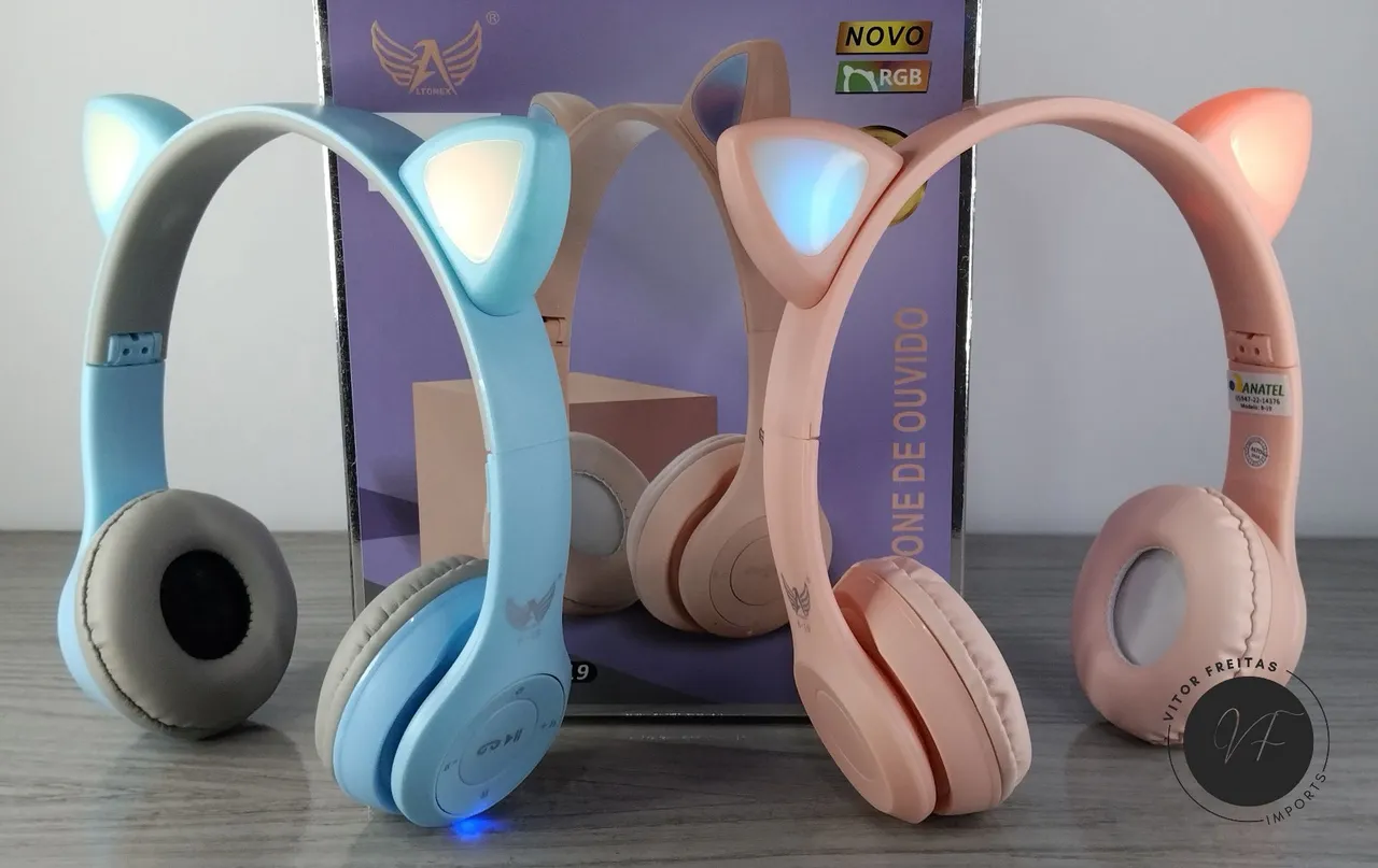 Fone Gatinho Bluetooth | Entrega Grátis 