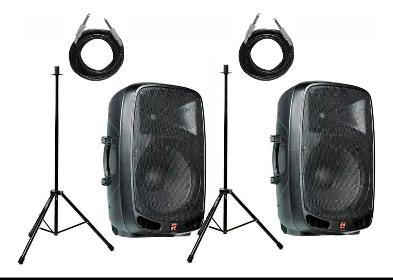 projetor e telão / caixa JBL Encore + microfone karaokê/ telão para jogo / eventos - Foto 4