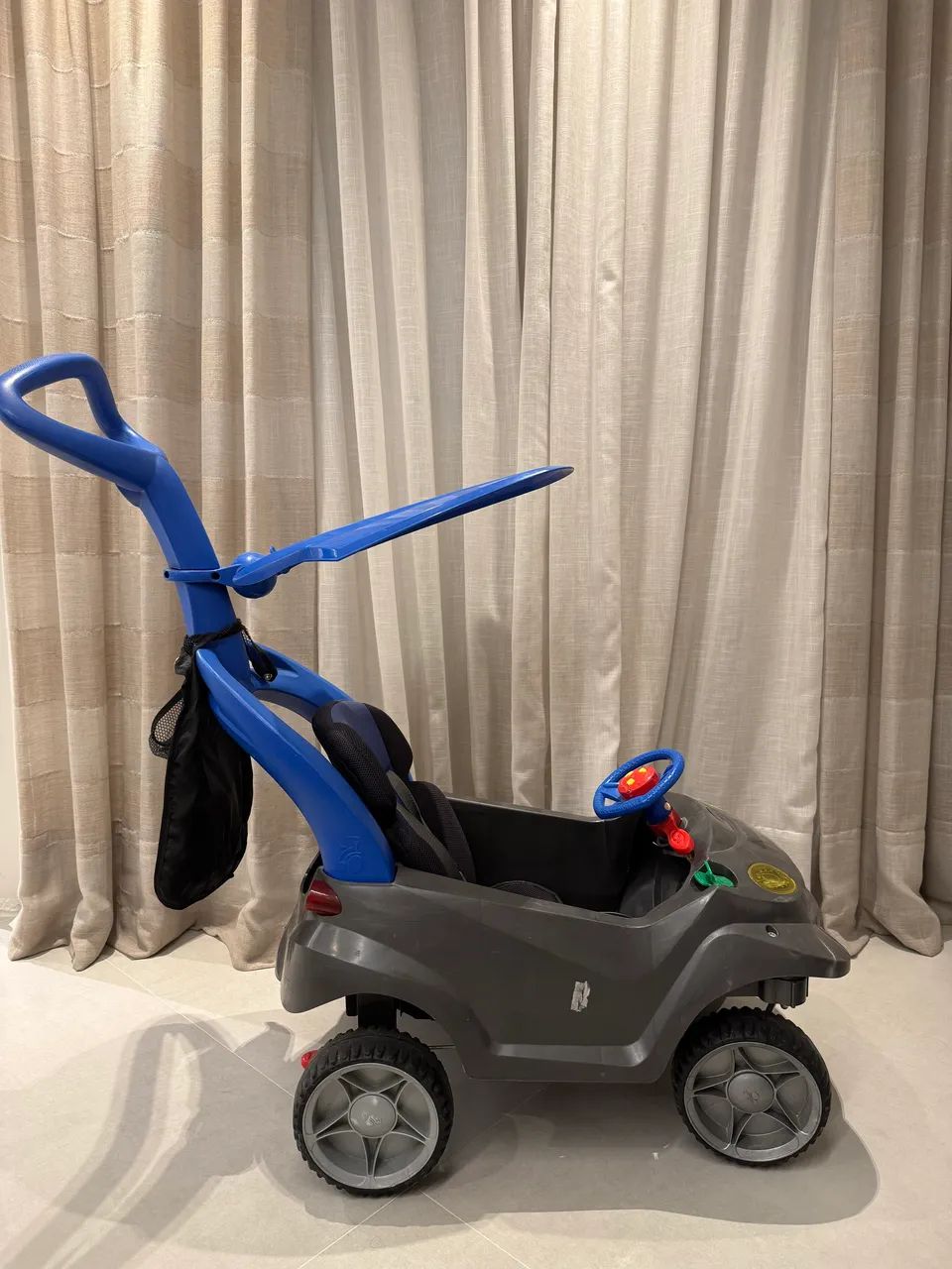 Carrinho de empurrar criança Smart Baby Confort azul Bandeirante - Foto 2