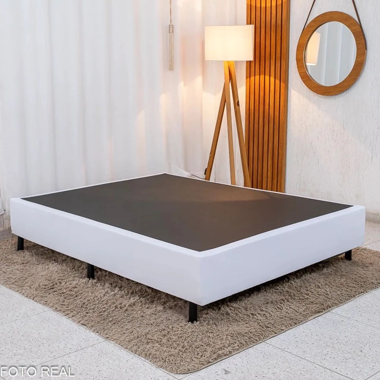 Base Box Casal Korino 138x188x37 rf32 - Foto 3
