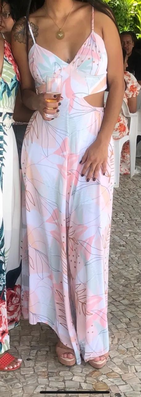 Macacão Longo Floral - Estiloso e Confortável