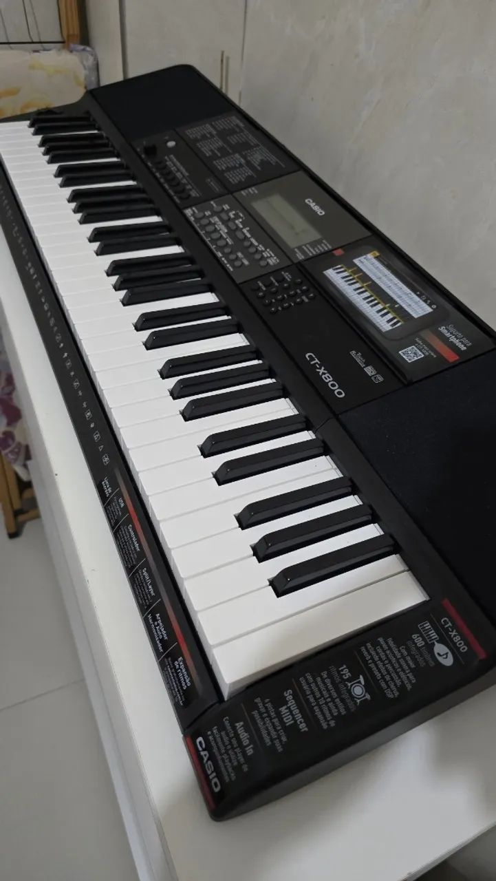 TECLADO CASIO 5/8 INTER CT-X800C2 BR/PT - Foto 5