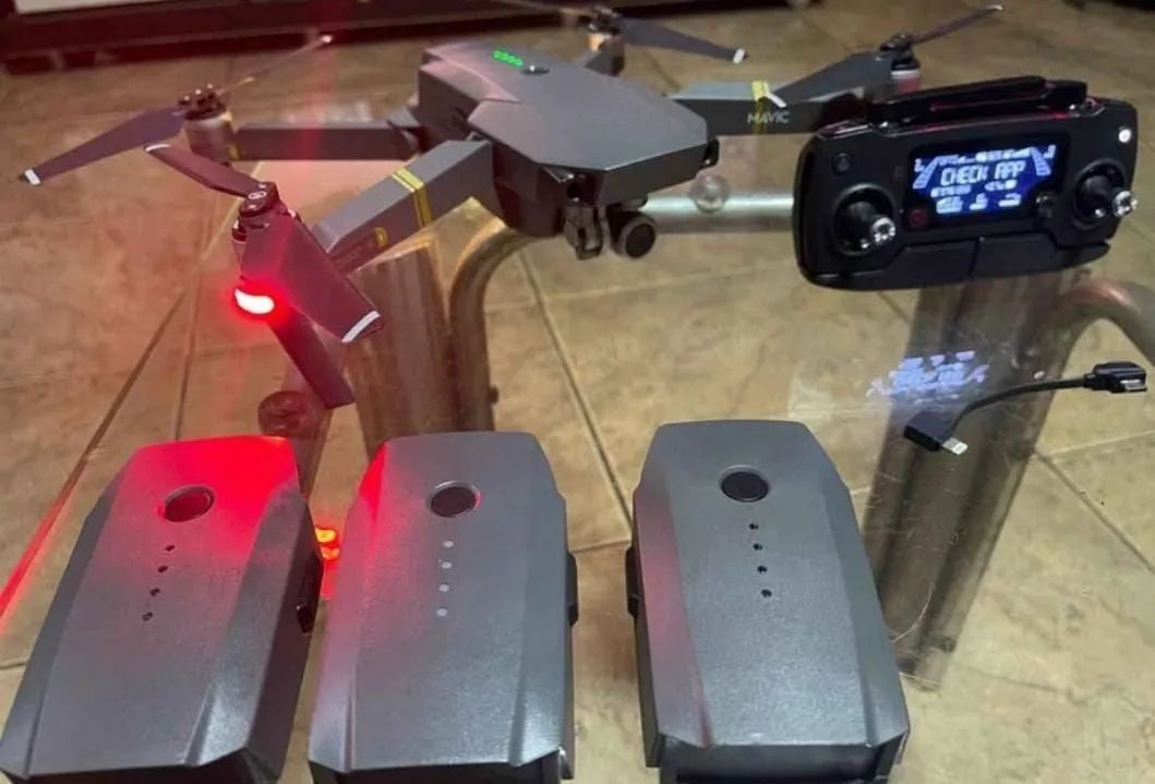 Drone DJI Mavic Pro com 3 baterias