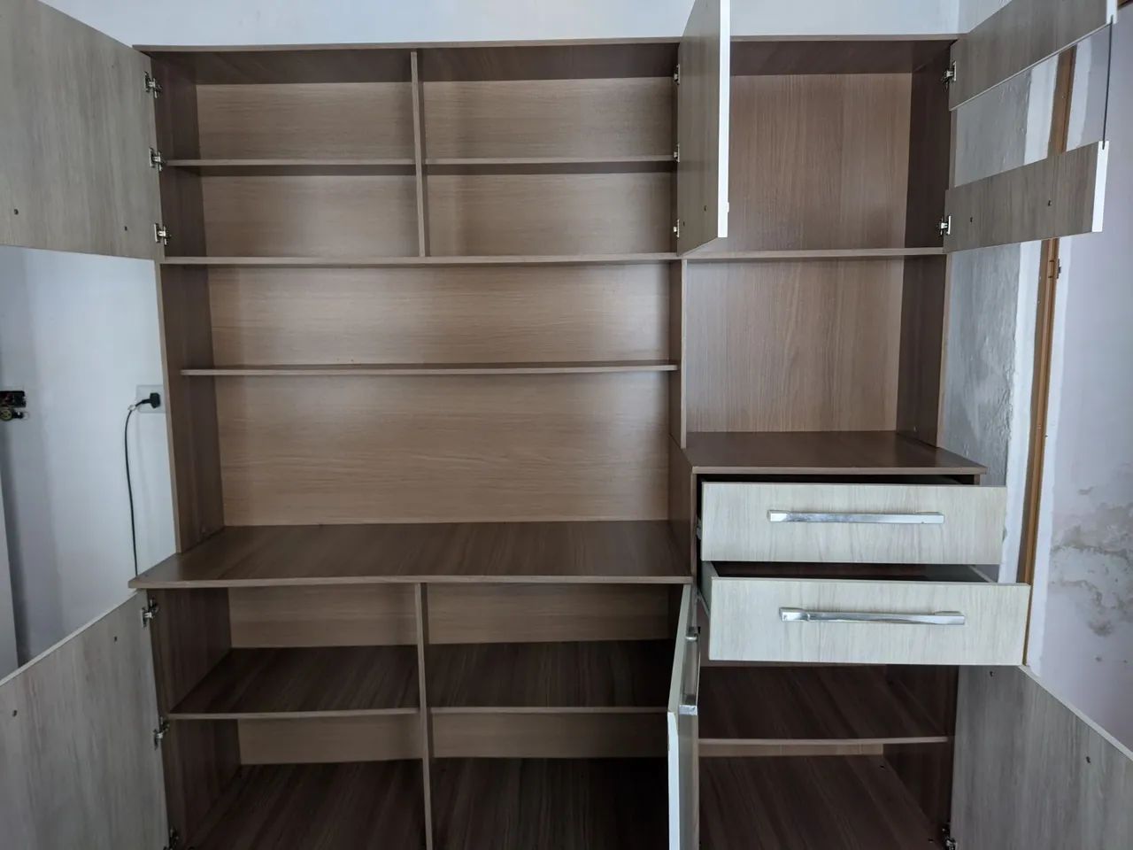 Armário de Cozinha Amadeirado Freijó - Foto 2