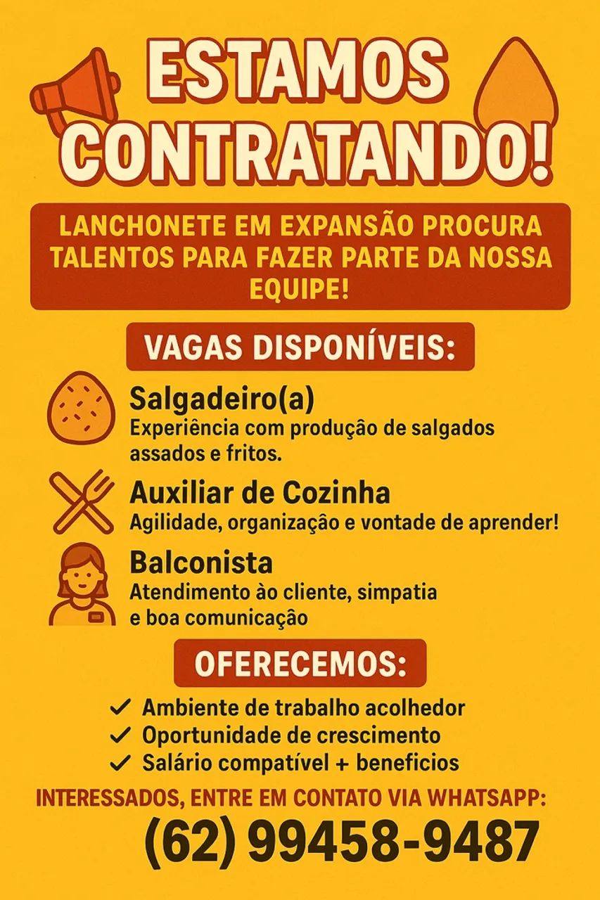 Vaga de emprego 