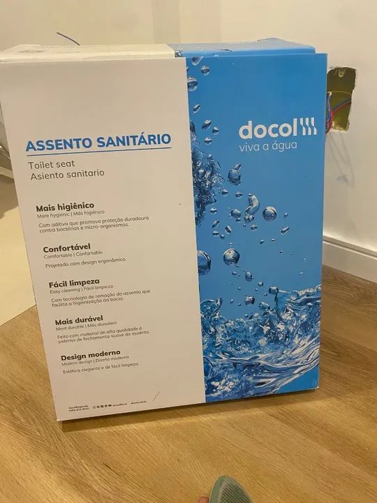 Kit Vaso Sanitário Com Caixa Acoplada Gali Branco Docol - Foto 4