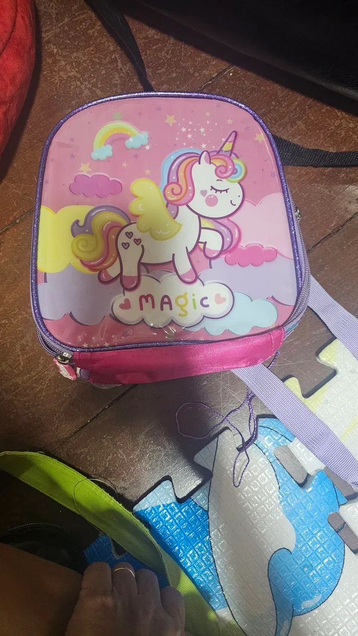 Bolsa e mochila do unicórnio - Foto 5
