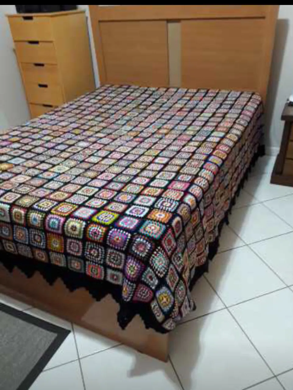Colcha de Crochê Artesanal