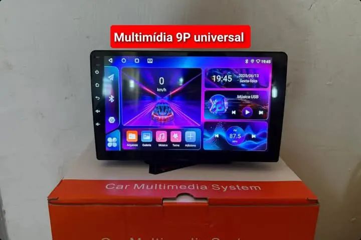 Multimídia 9P Android 4ram 64g g carplay YouTube wifi Waze Netflix Universal 