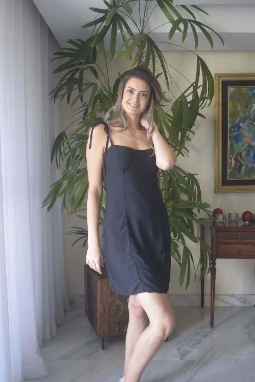 Vestido preto M ou G - Foto 2