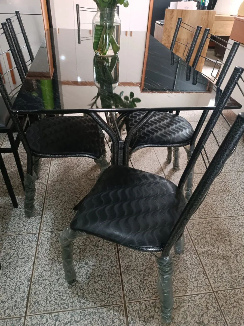 Mesa de Cozinha com 6 Cadeiras Paraty, Nova, Entrego 