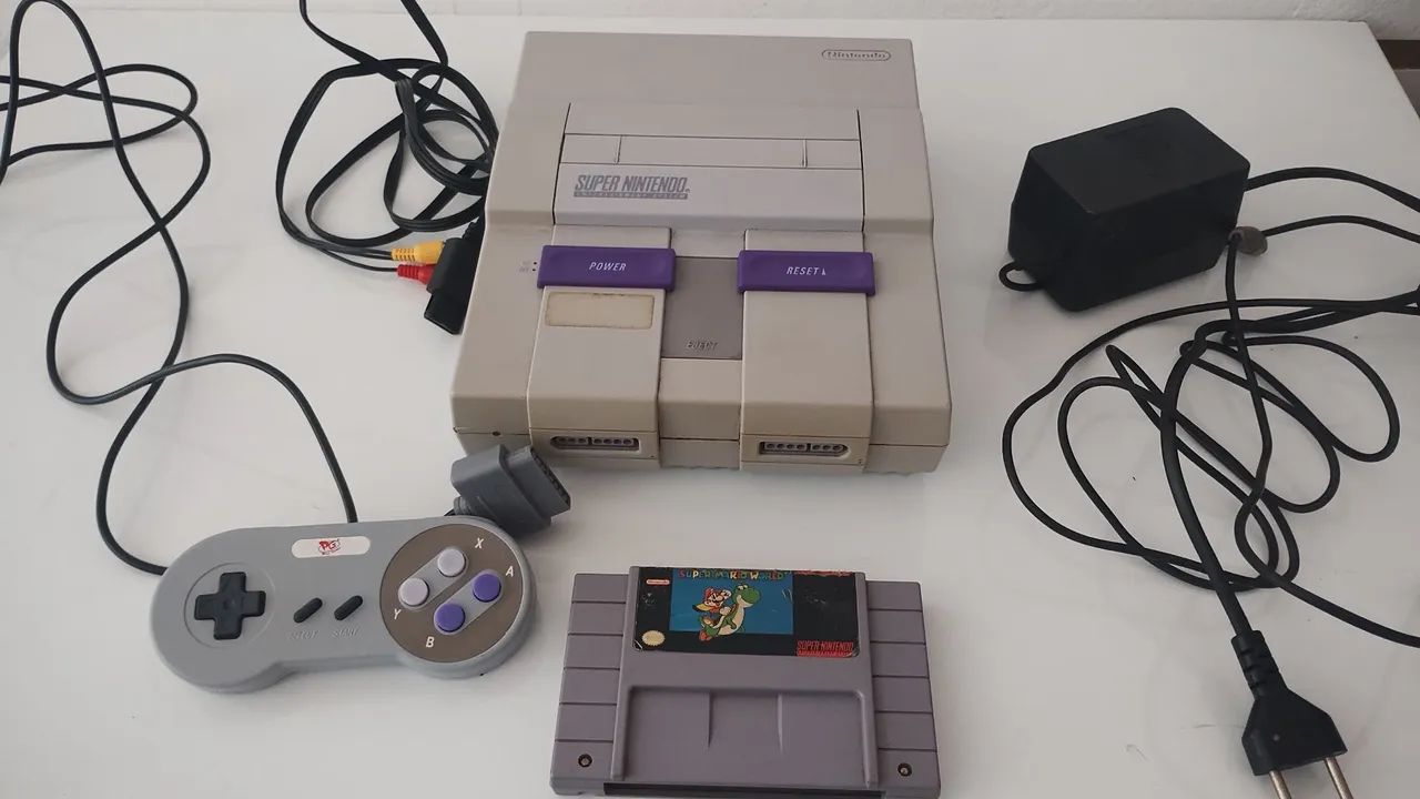 Super Nintendo (SNES) com Super Mario World  - Foto 2