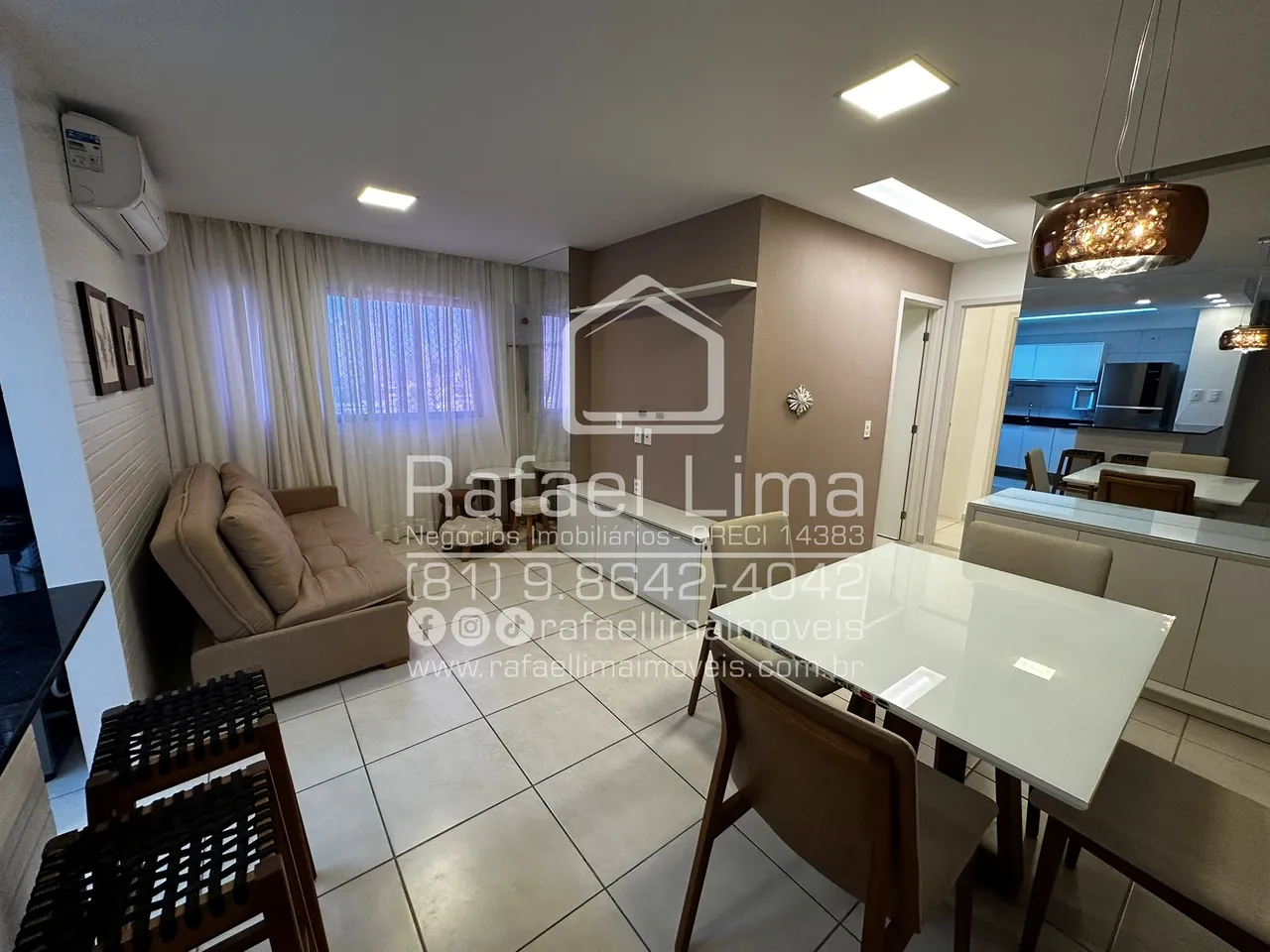 Apartamento 2 quartos mobiliado | Próximo à Rua da Aurora