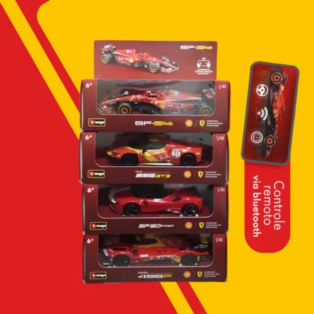 Coleção Completa Carrinhos Shell & Ferrari - Foto 2
