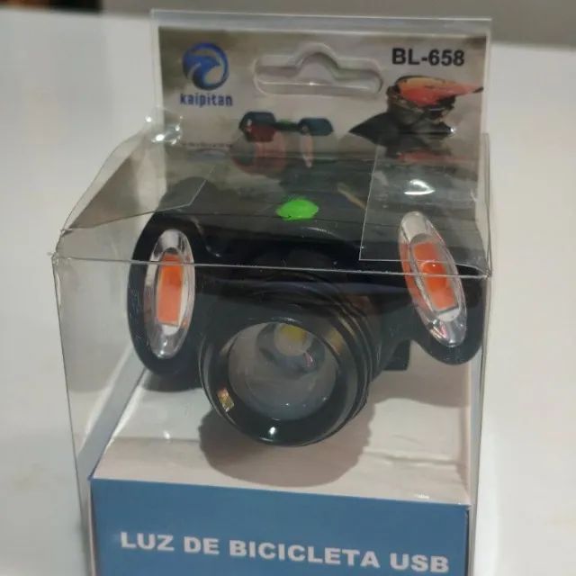Farol Para Bike Recarregável com Foco Ajustável