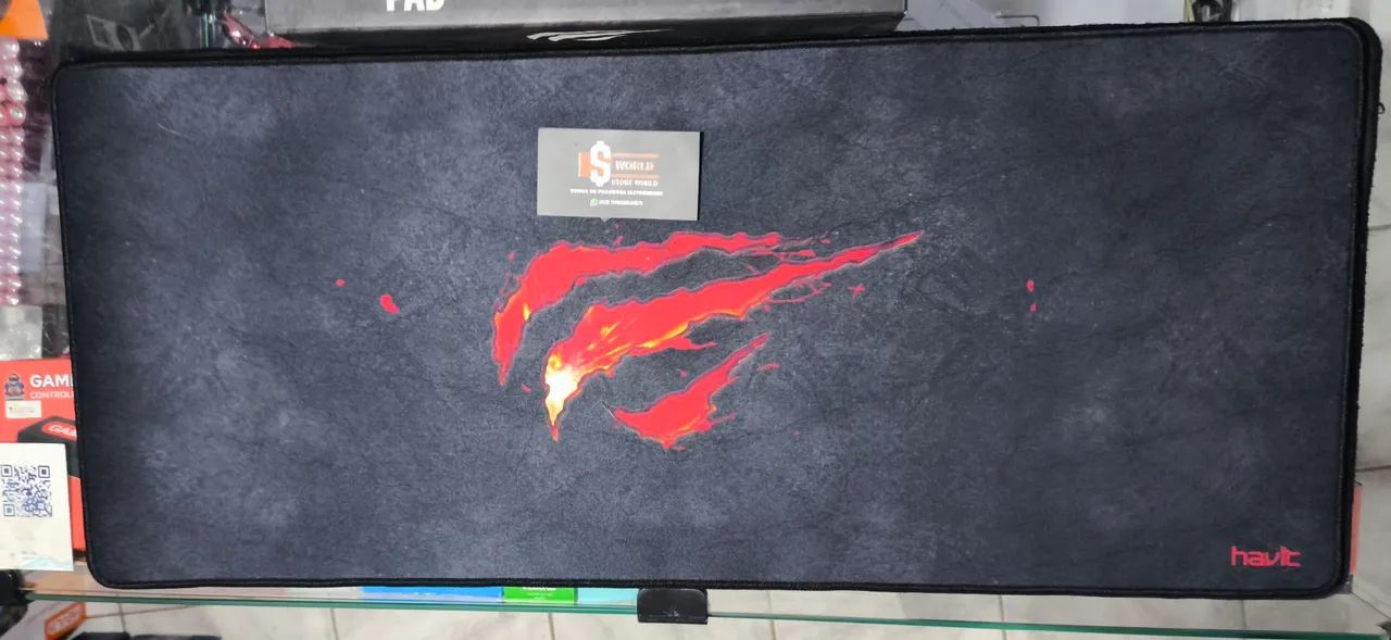  * Mousepas Gamer Grande 70x30 - Loja Store World 