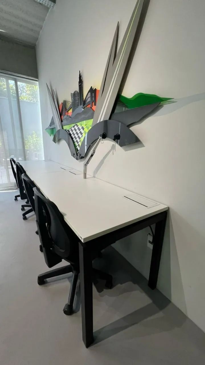 ESTAÇÃO DE TRABALHO ALBERFLEX - 04 POSIÇÕES 