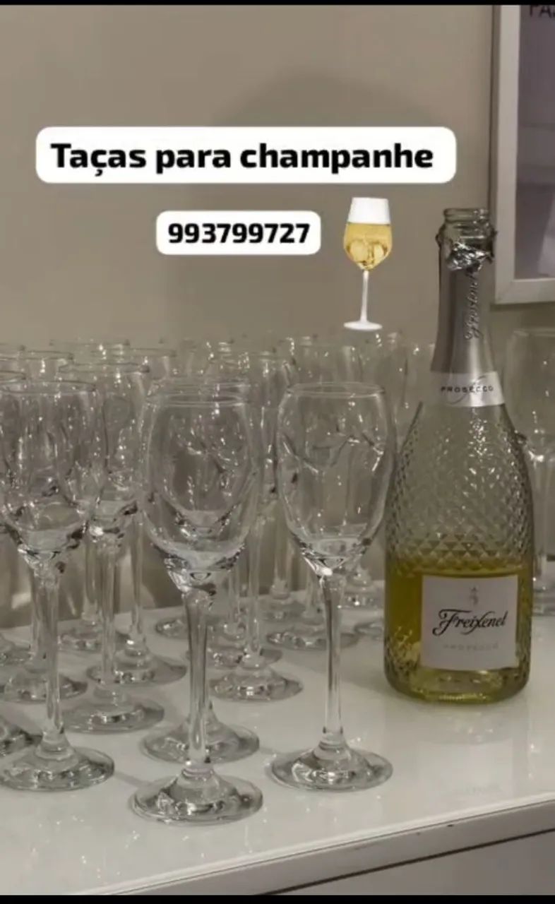 Taças para champanhe 