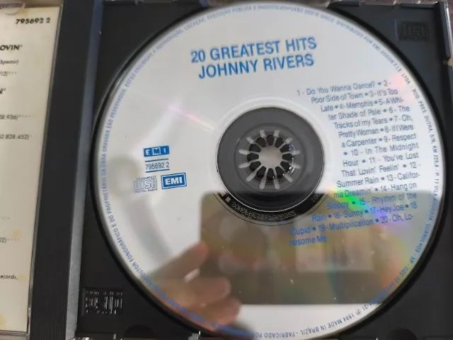 Cd Johnny Rivers - 20 Greatest Hits 1994 - Foto 5
