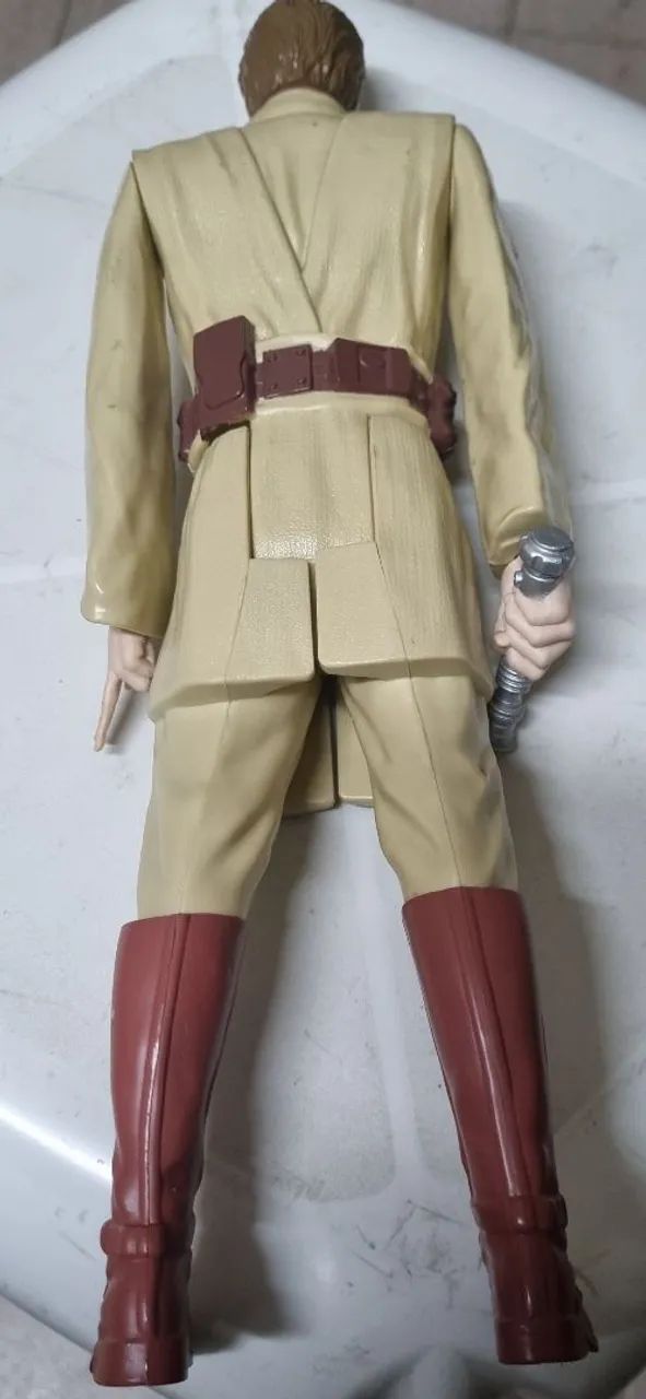  boneco obi wan kenobi - 30 cm - star wars - Foto 3