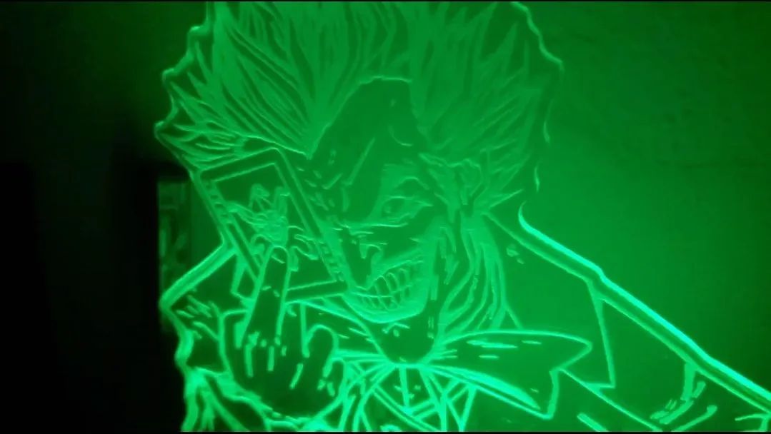 Luminária Coringa Joker (cerca de 30cm)