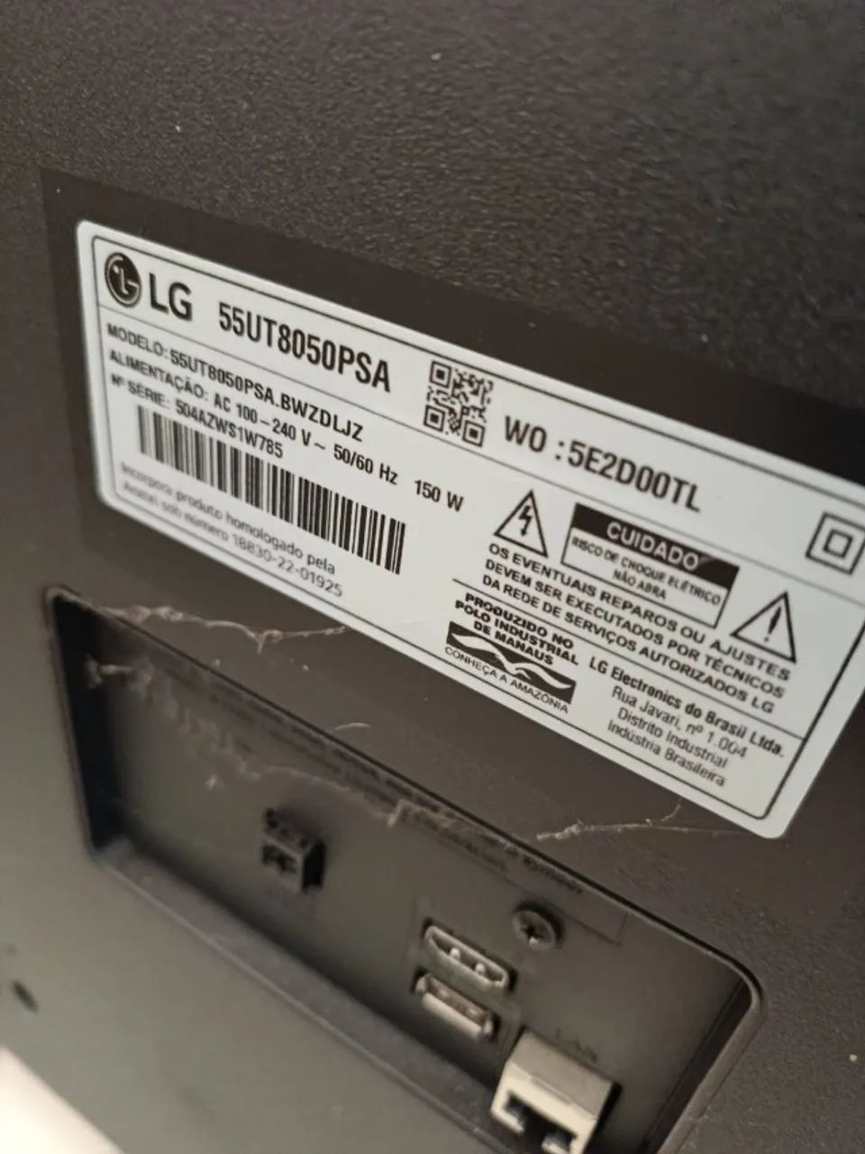Tv Lg 55 Polegadas Resolução Ultra K hd - Foto 2