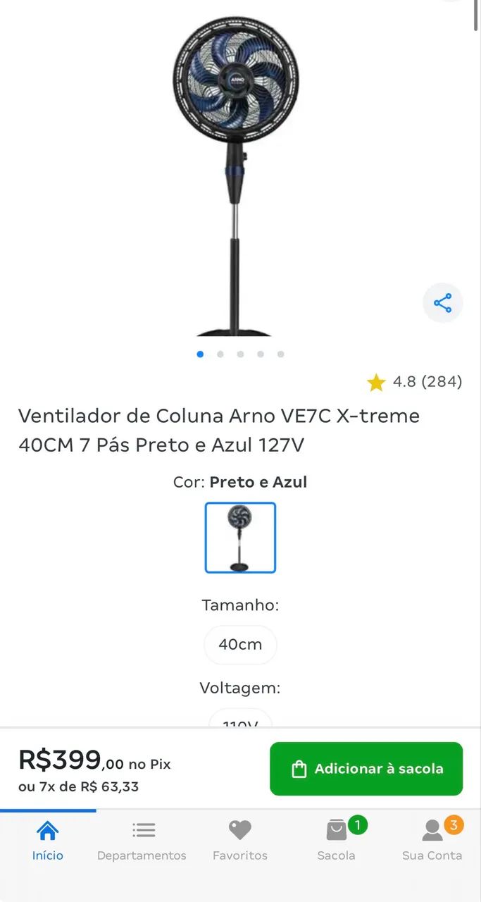 Vendo ventilador arno  - Foto 2