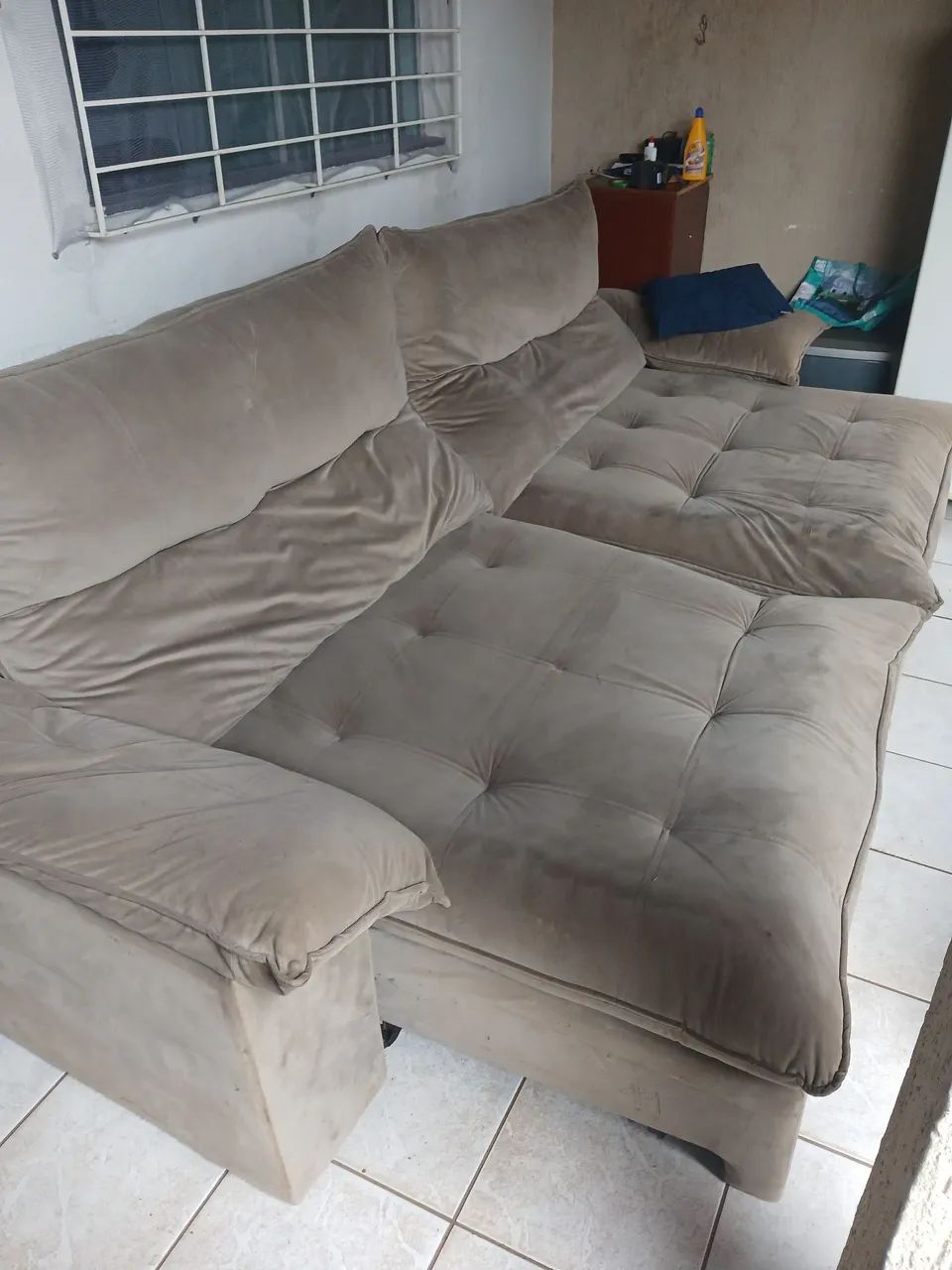 Vendo sofa retrátil e reclinável 2.90 mts