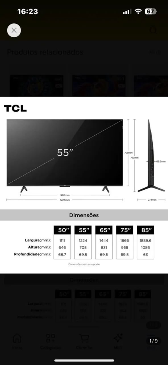 Tv 55? TCL 4k QLED - Foto 3