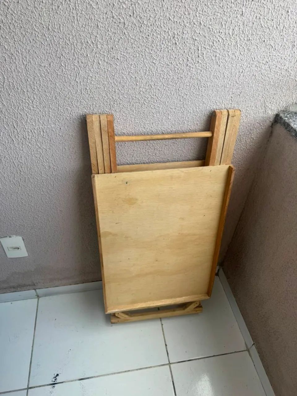 Mesa de madeira dobrável  - Foto 3