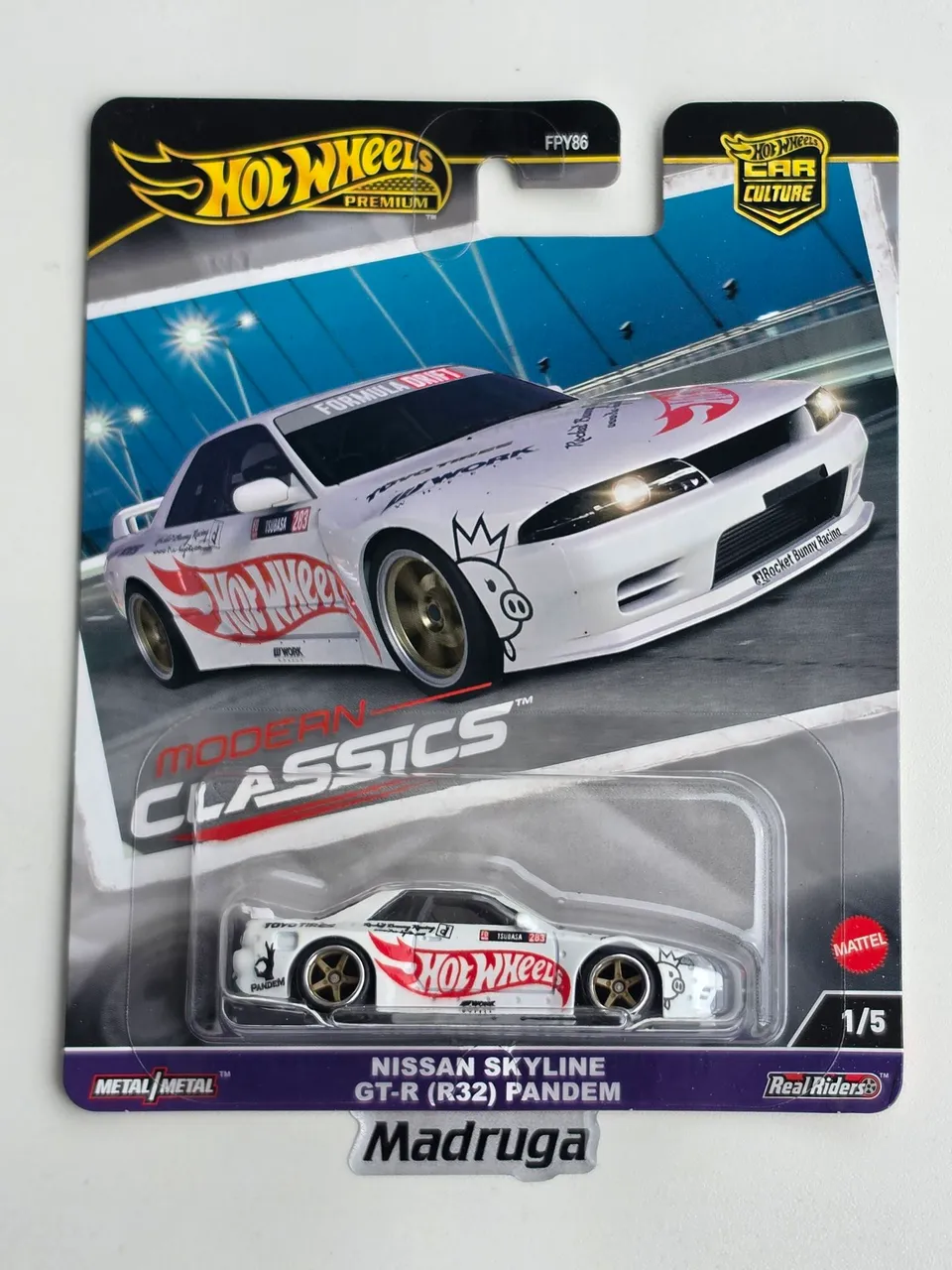 Hot Wheels Premium Nissan Skyline Gtr R33 Greddy 6TT Modern