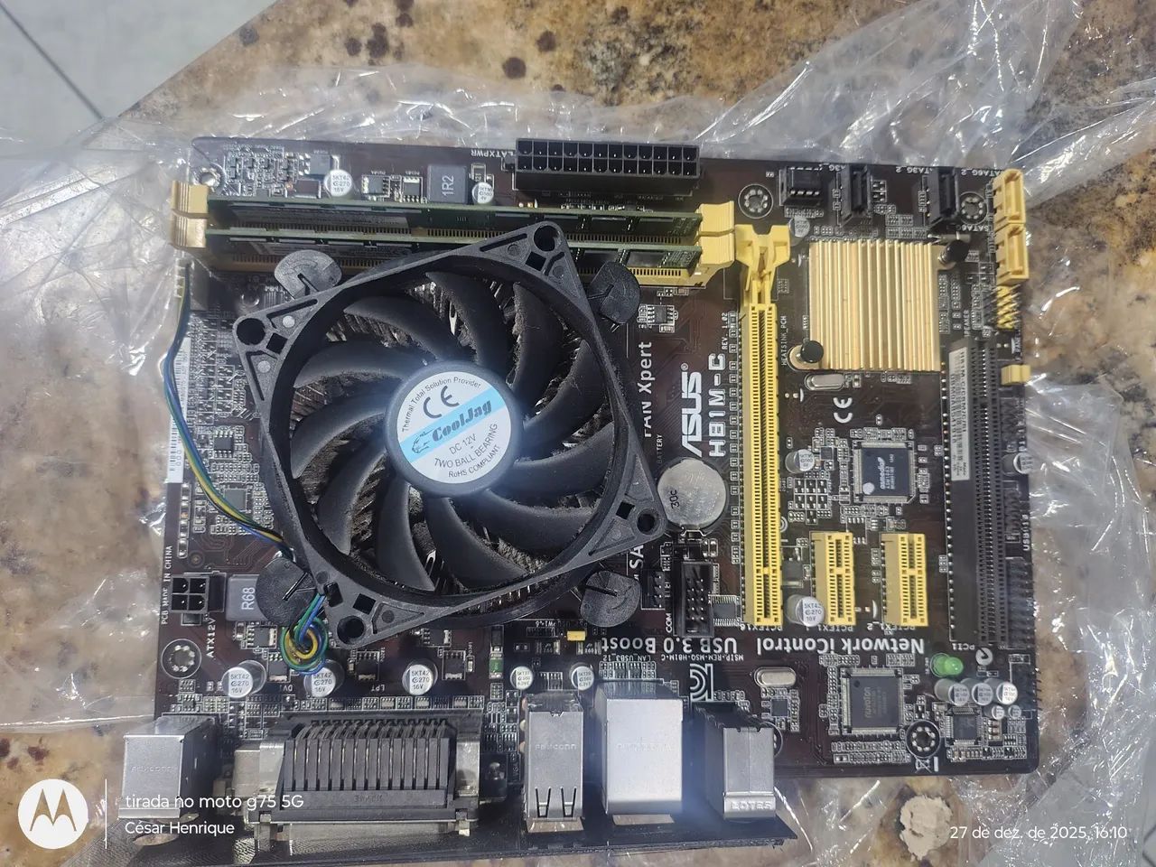 Kit Placa mãe com Intel core i5 4590 e 10GB de RAM 